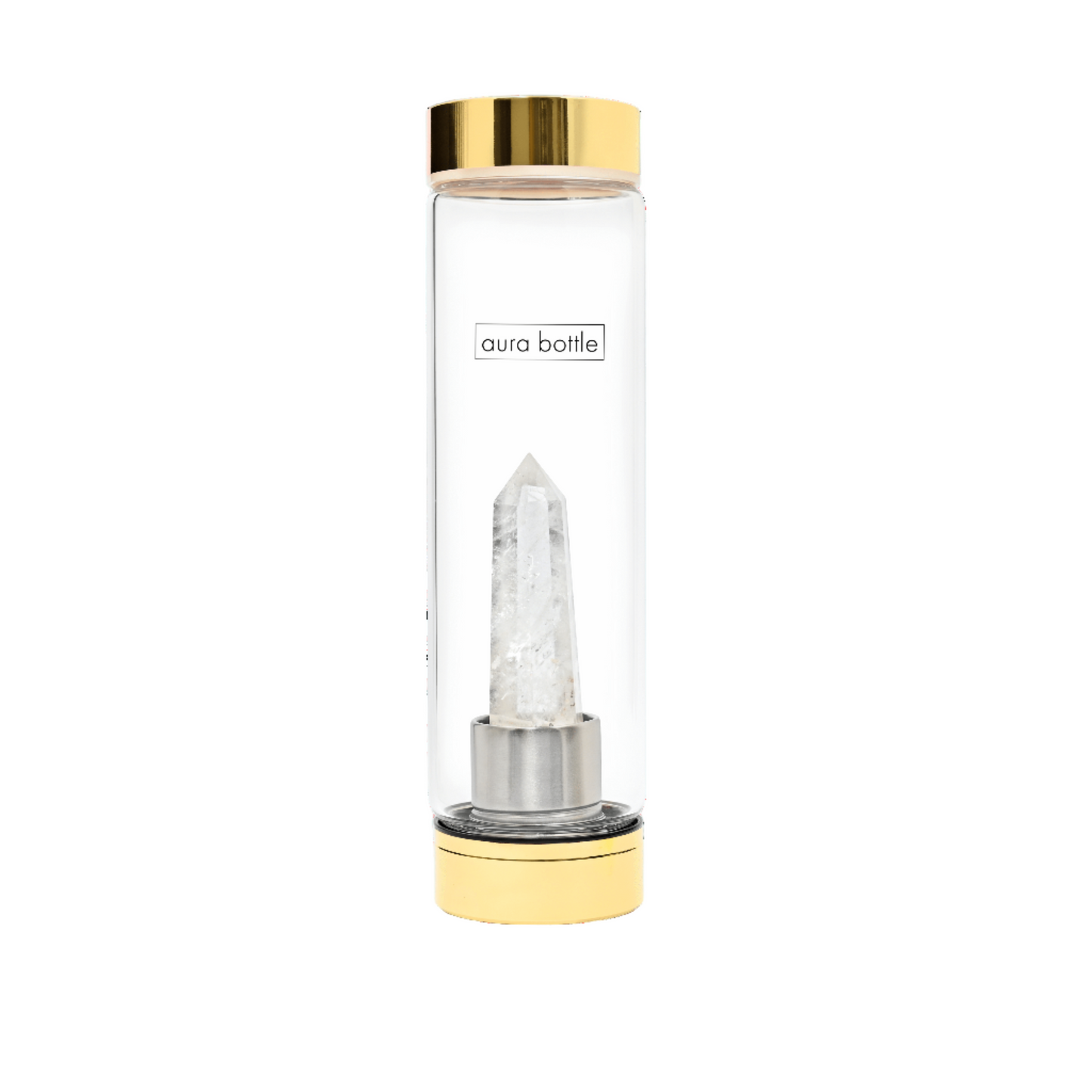 Aura Bottle Infused Crystal Clear Quartz