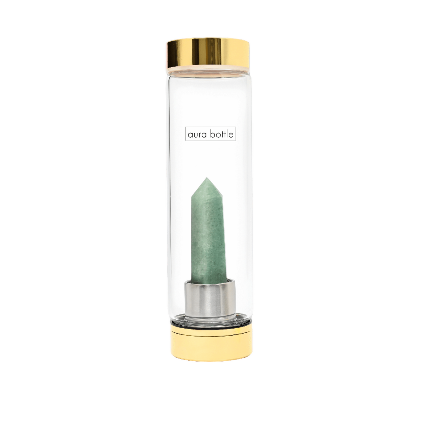 Aura Bottle Infused Crystal Green Aventurine