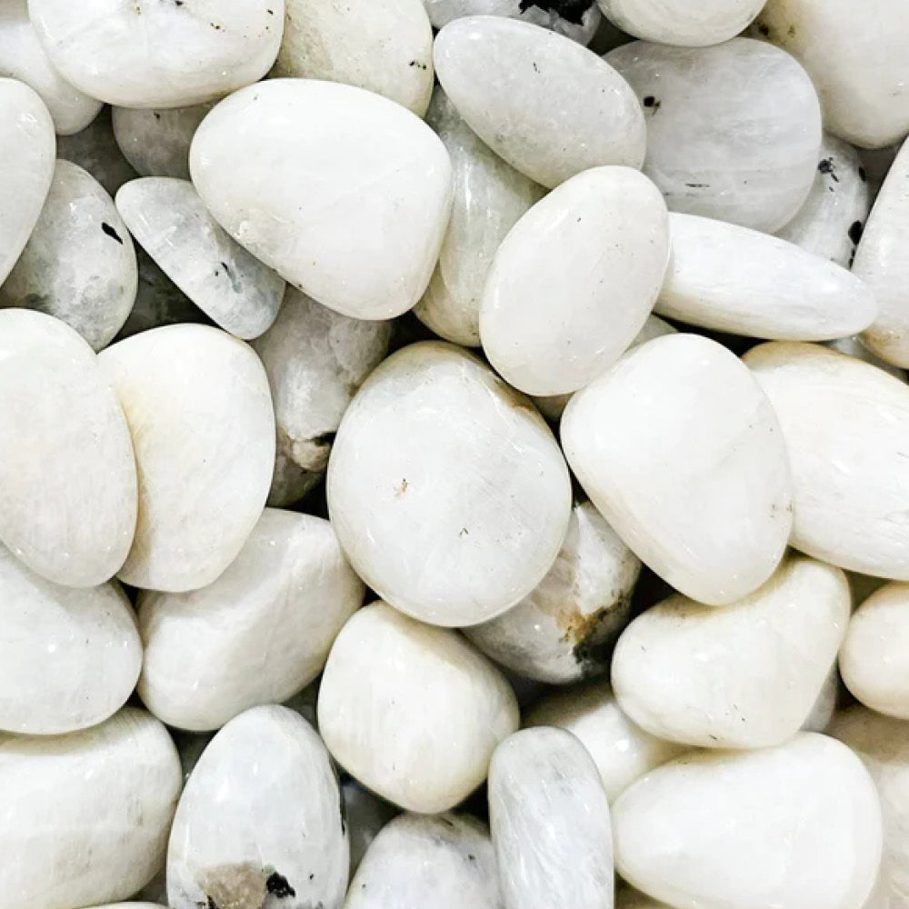 Aura Bottle Tumbled Stone Moonstone