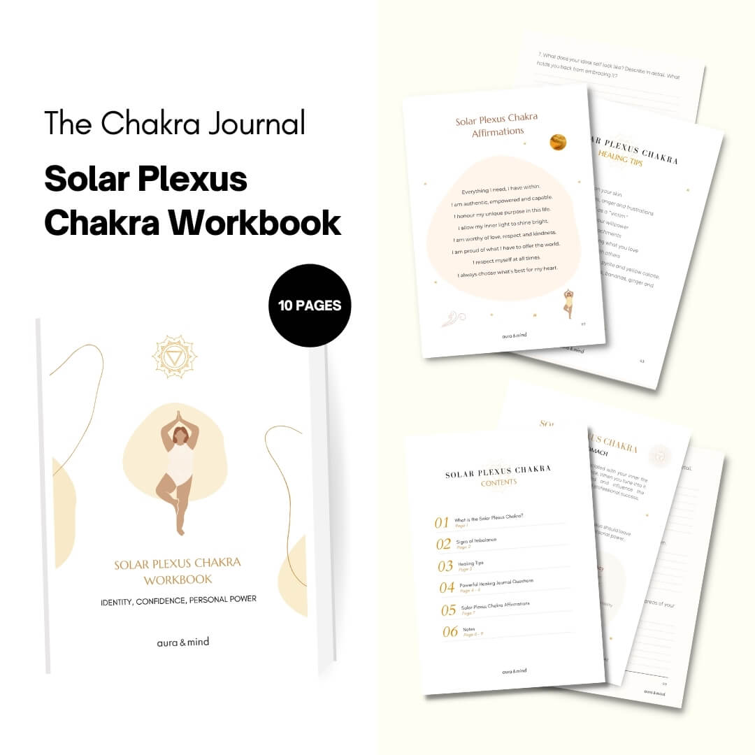 Solar Plexus Chakra Healing Digital Workbook