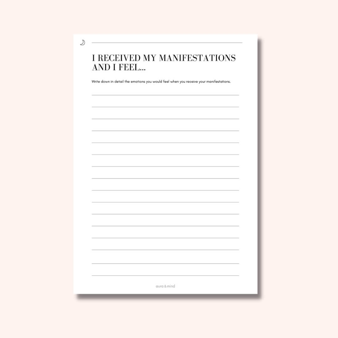 The Manifestation Digital Journal 39 Pages (Printable)