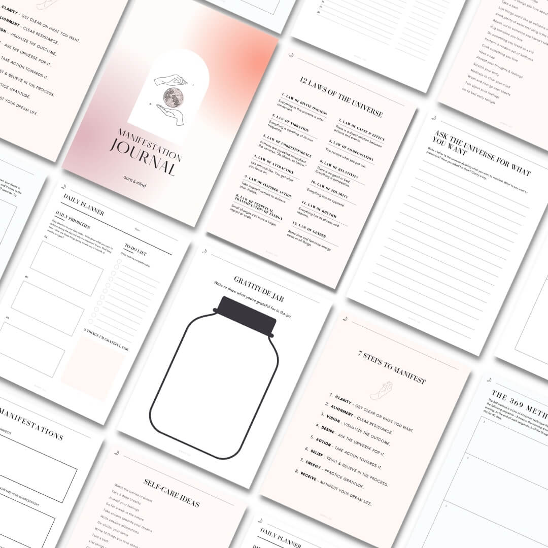 The Manifestation Digital Journal 39 Pages (Printable)