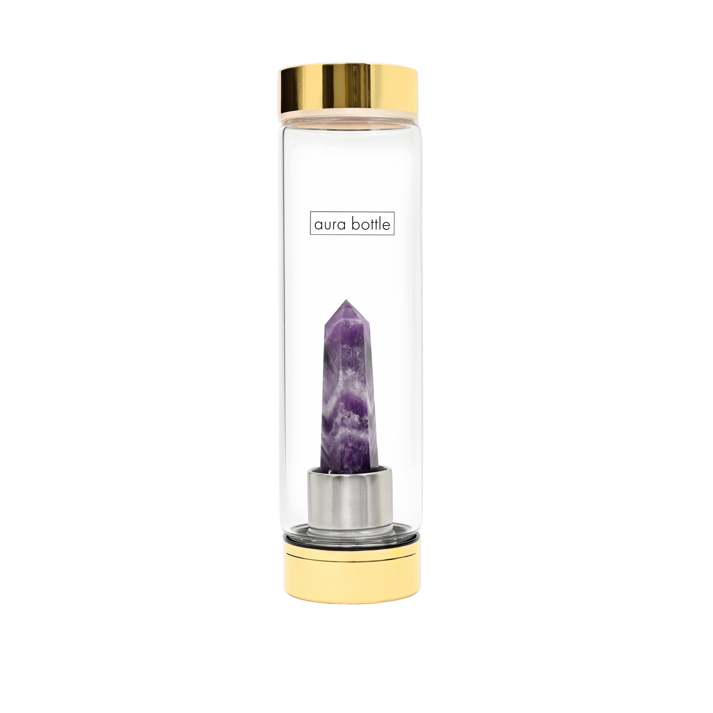 Aura Bottle Infused Crystal Amethyst