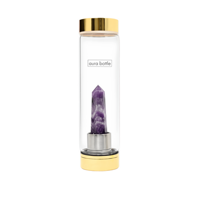 Aura Bottle Infused Crystal Amethyst