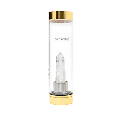 Aura Bottle Infused Crystal Clear Quartz