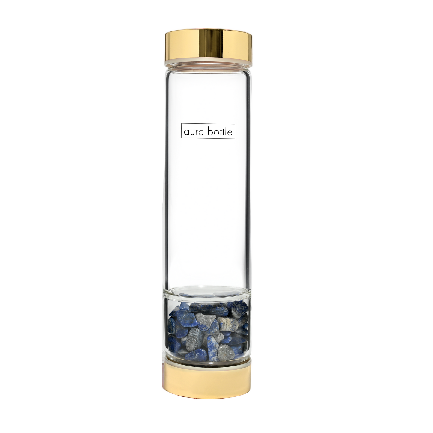 Aura Bottle Tumbled Stone Lapis Lazuli
