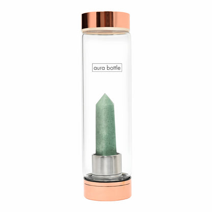 Aura Bottle Infused Crystal Green Aventurine