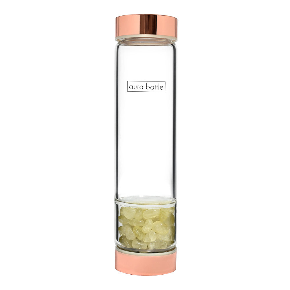 Aura Bottle Tumbled Stone Citrine