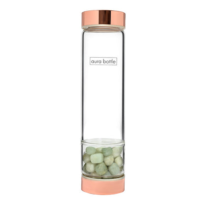 Aura Bottle Tumbled Stone Jade