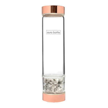 Aura Bottle Tumbled Stone Moonstone