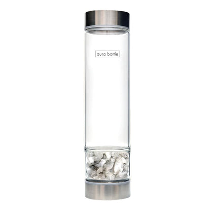Aura Bottle Tumbled Stone Moonstone