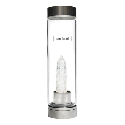 Aura Bottle Infused Crystal Clear Quartz