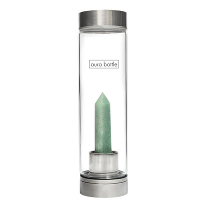 Aura Bottle Infused Crystal Green Aventurine