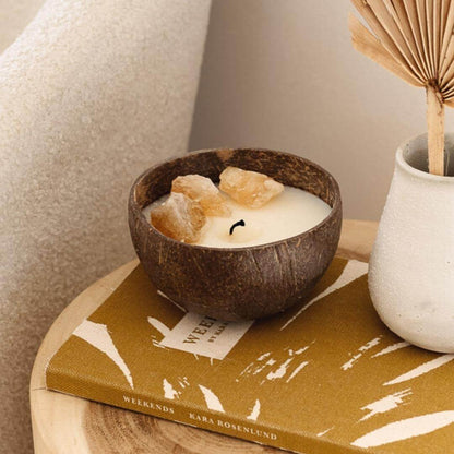 Coconut Candle Citrine